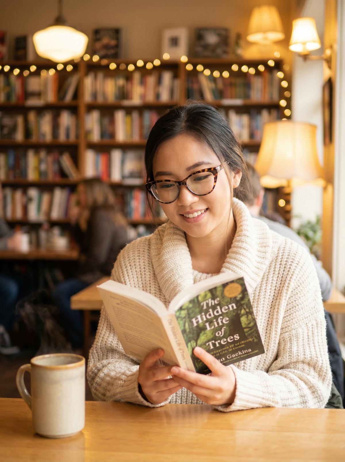校花文艺咖啡馆生活视频